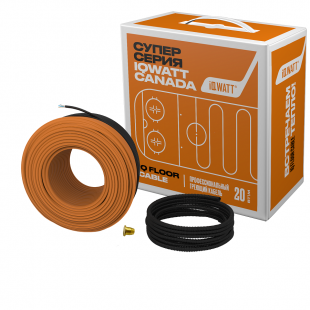 Греющий кабель IQ FLOOR CABLE 20 Вт/м - 170 м