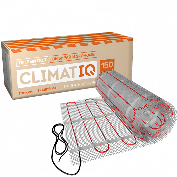 Тонкий самоклеящийся греющий мат CLIMATIQ MAT 0,5м²