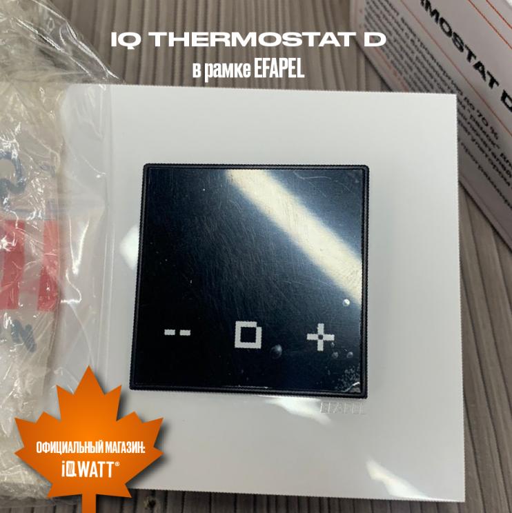 Электронный термостат IQ THERMOSTAT D черный матовый